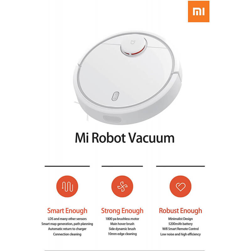 Xiaomi Mi Robot Vacuum robotti-imuri