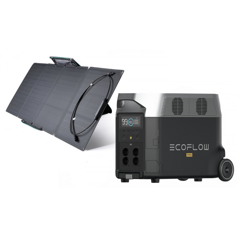 EcoFlow DELTA PRO + SOLAR PANEL 400W