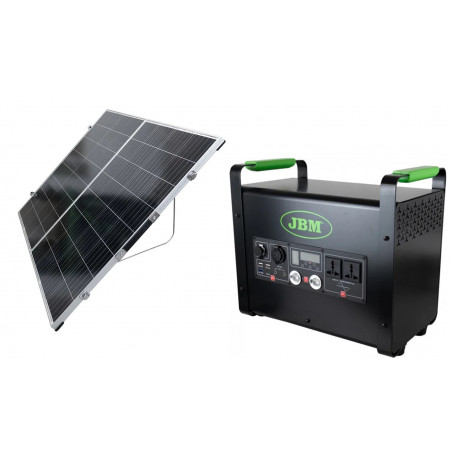 JBM sähkögeneraattori 3000/6000W + aurinkopaneeli 200W